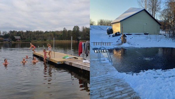 Orava järve paigaldati äsja moodne aeraator, mis hõlbustab nii talisuplejate ujumisrõõme kui ka järvekalade talvist elu.
